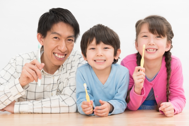 家族で歯周病予防